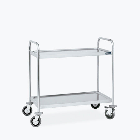 Carro de servicio de 2 estantes