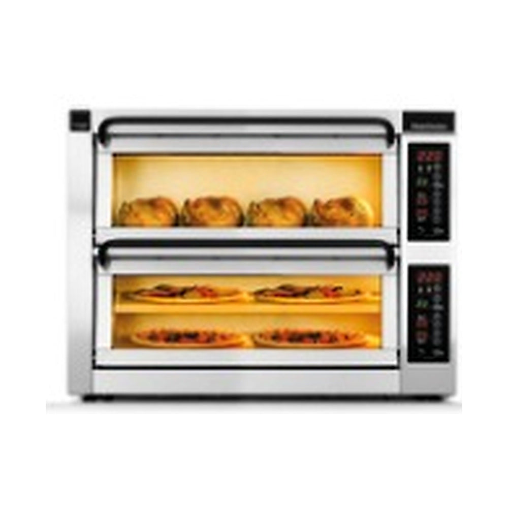 Horno de sobremesa PizzaMaster PM 352ED-3DW — 2 cámaras, 3 piedras