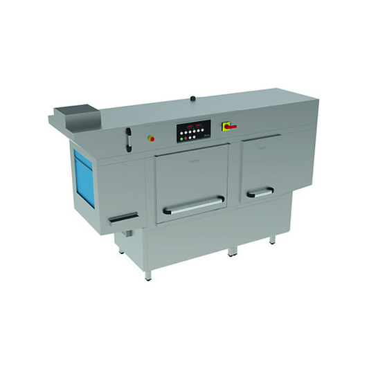 JEMI A 2740 T SWF ECO – Túnel de arrastre con barrido de sólidos y triple aclarado JEMI