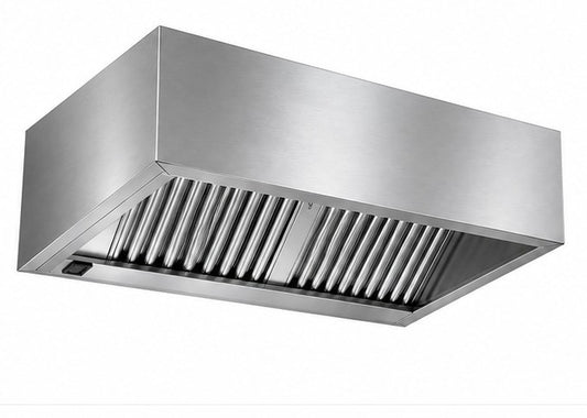 Campana extractora con plenum de acero inoxidable AISI 304 – 3000x1200 mm INACECROM
