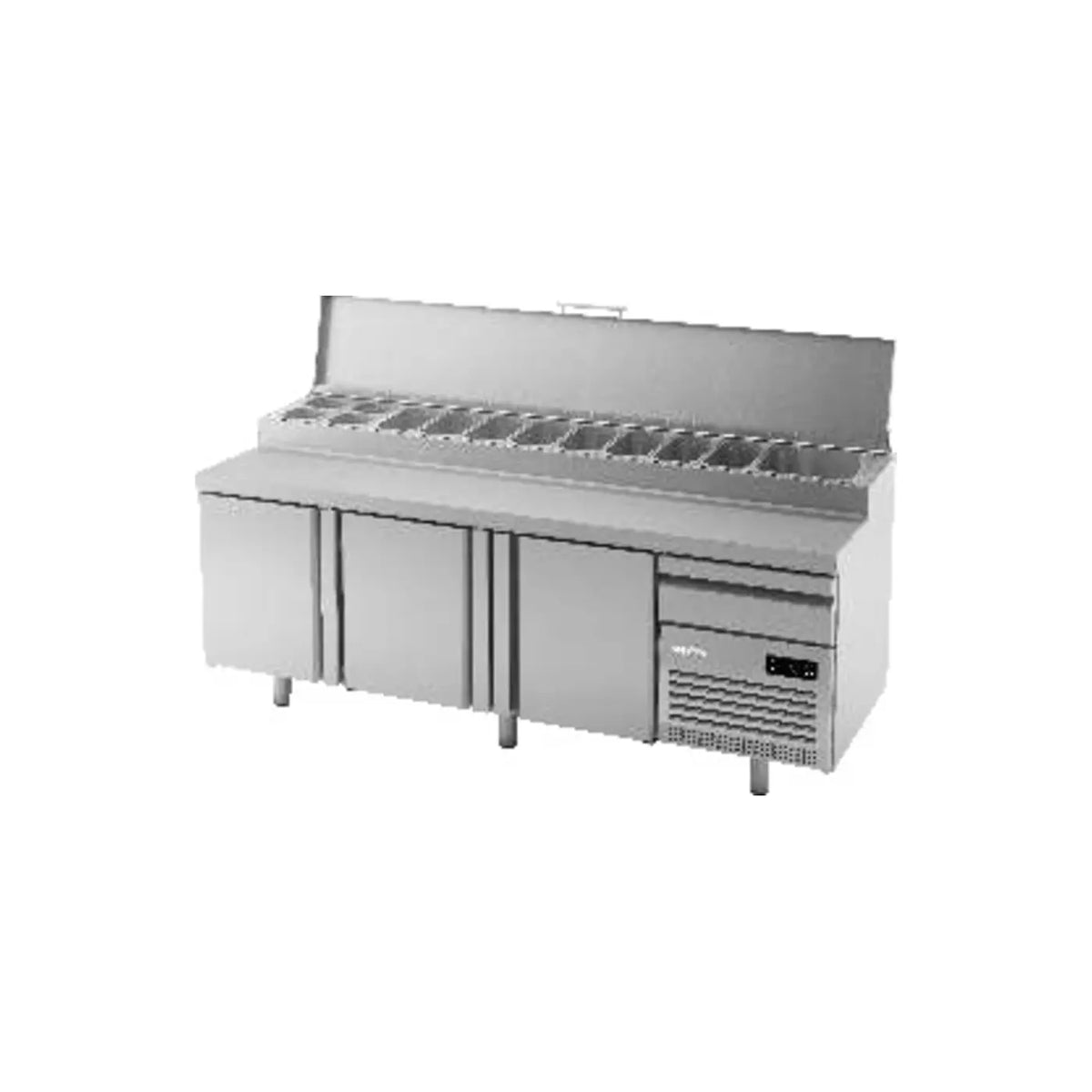 Mesa fría para pizza Infrico Serie MP y MPL